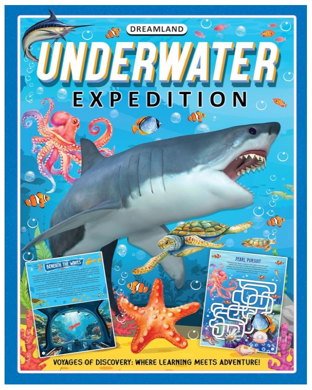 Underwater Expedition Activity Book for Kids 